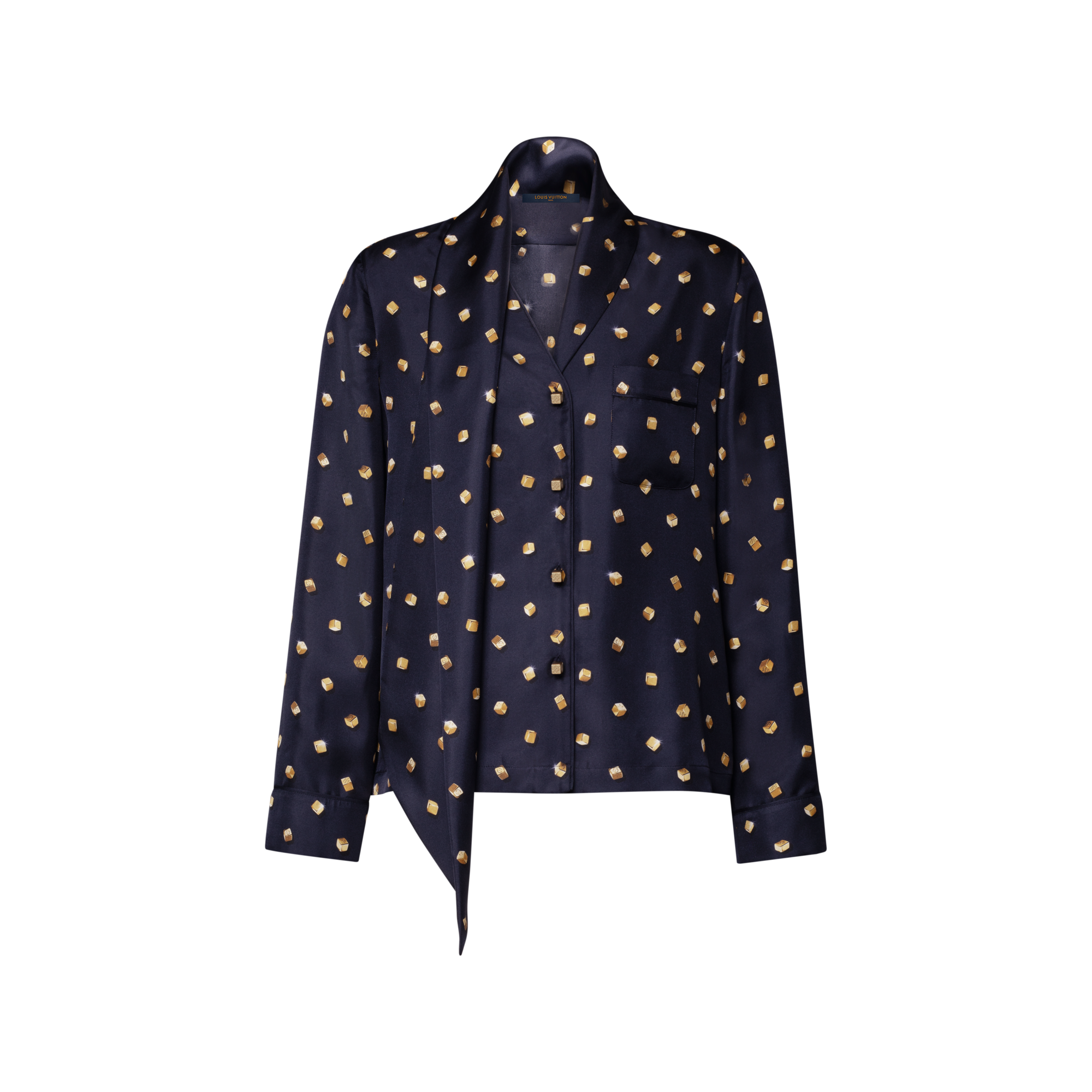LV Cube Pajama Shirt - Women - Ready-to-Wear | LOUIS VUITTON ®